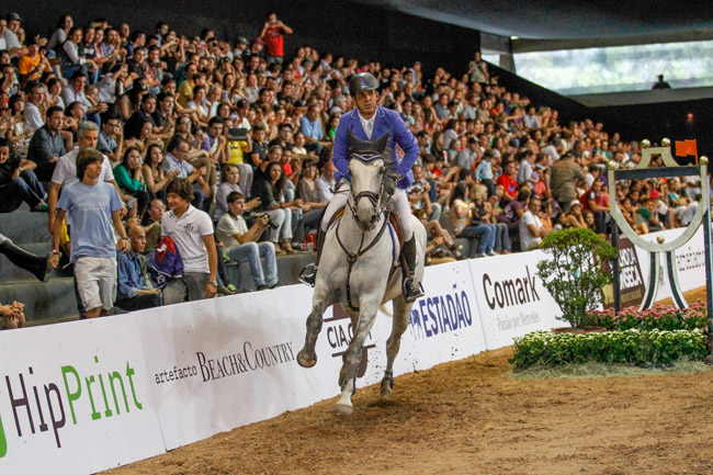 Em 2013, o evento atraiu nada menos que 30 mil visitantes e a presença do cavaleiro olímpico Doda Miranda (foto) foi um dos diferenciais; img: Luis Ruas