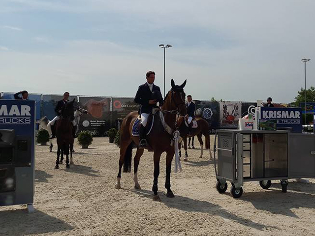 Caio Carvalho Filho leva Fauve DB à vitória no Campeonato Belga de Cavalos Novos