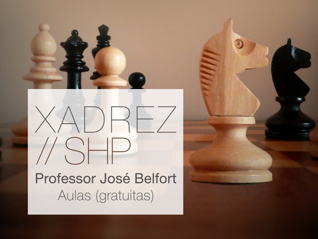 Aprenda a jogar Xadrez na SHP: aulas gratuitas todos os sábados