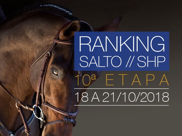 18 a 21/10 | Programa e Inscrições 10ª Etapa do Ranking de Salto SHP