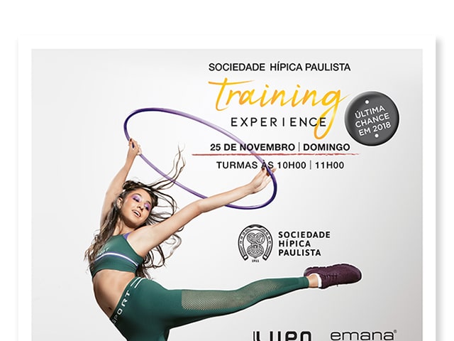 Em 25/11 | Sociedade Hípica Paulista Training Experience: participe!