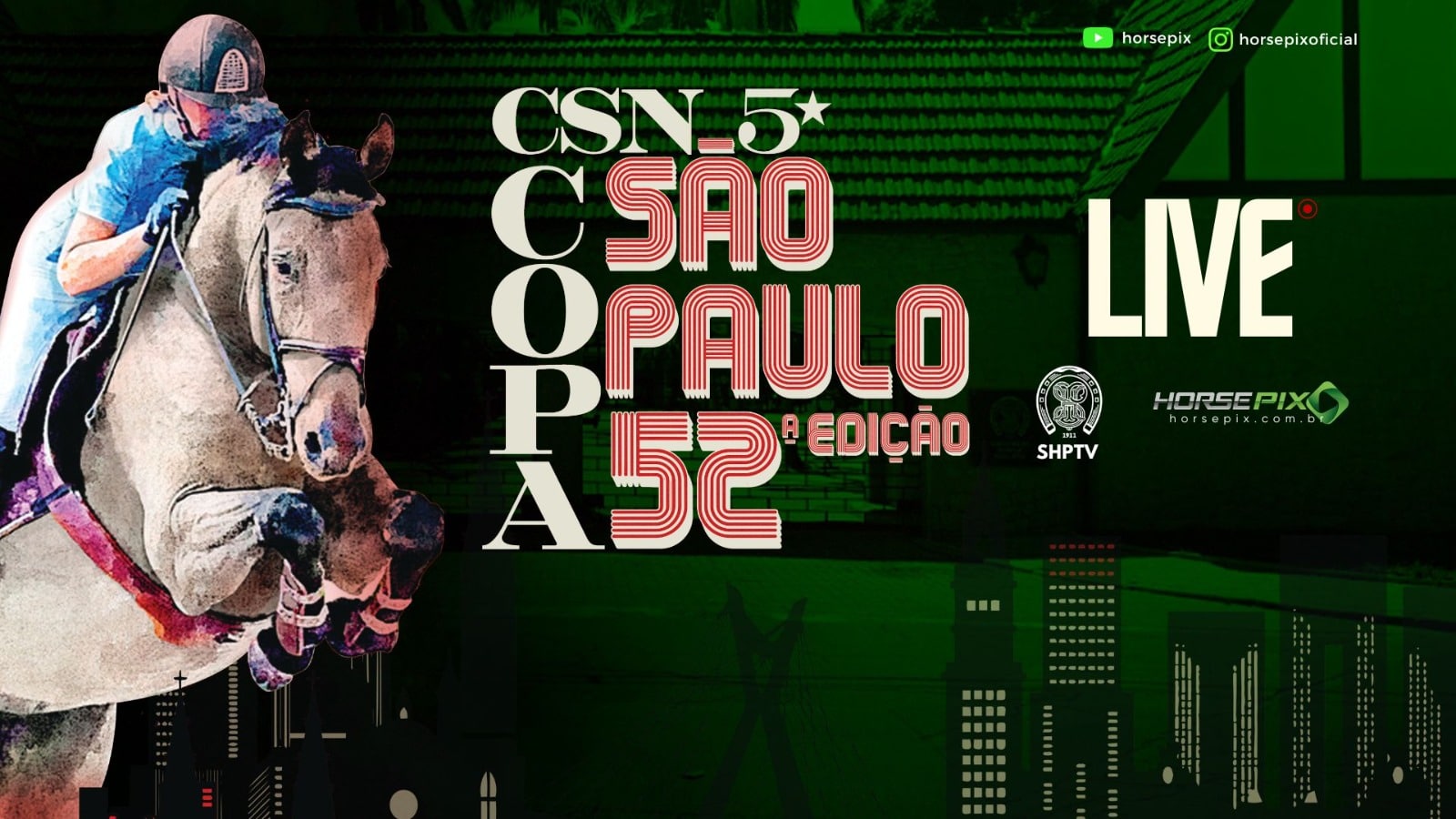 SHPTV AO VIVO: CSN5* 52ª Copa São Paulo 2023 – Horsepix