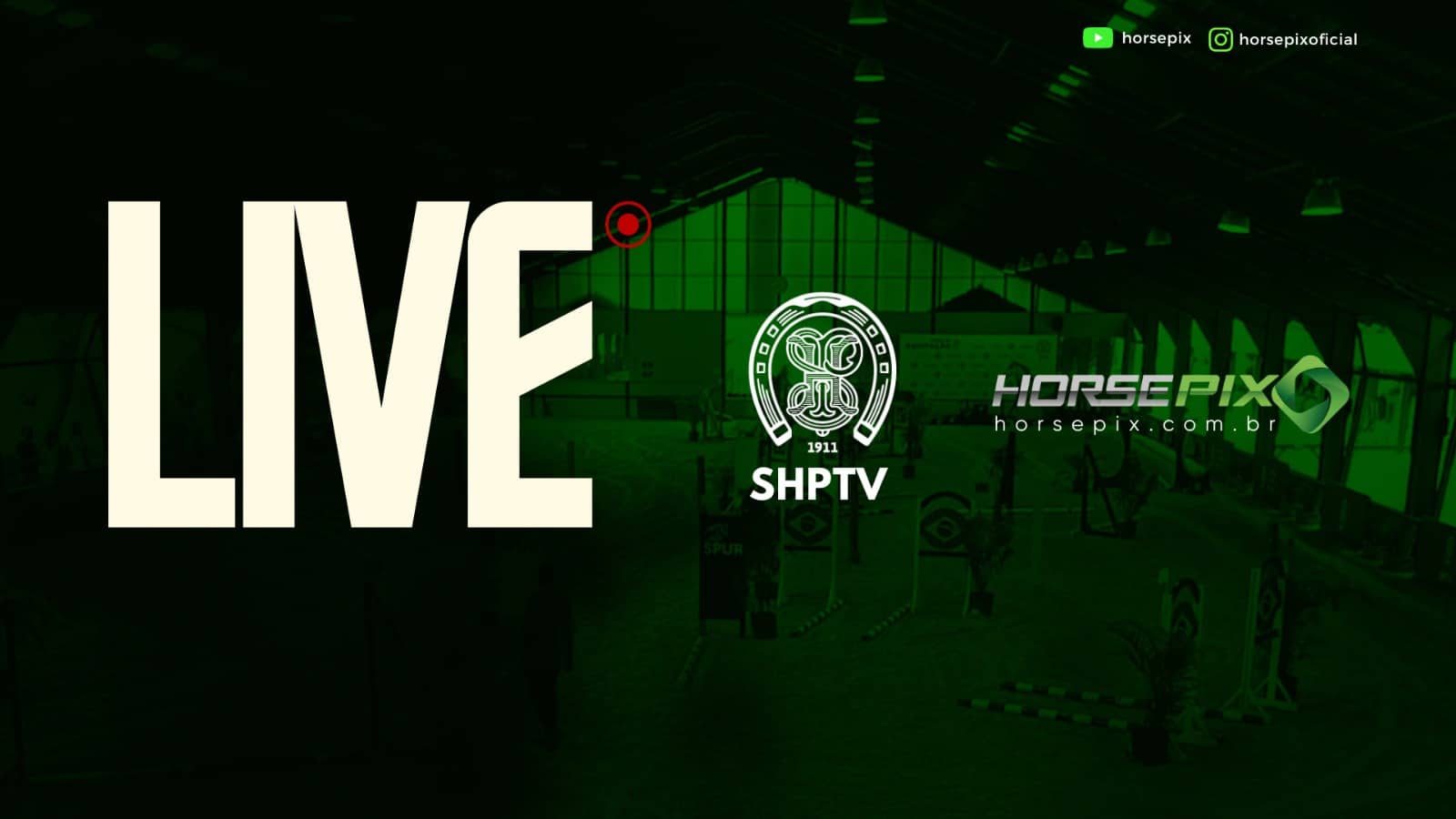 SHPTV AO VIVO:  CDI3*1*, Campeonato Brasileiro e Taça Brasil de Adestramento (SHP)- Horsepix