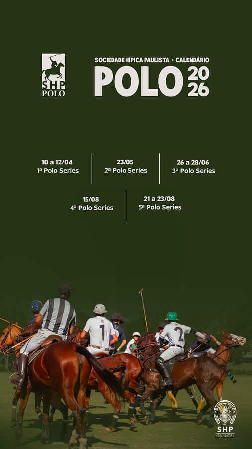 Calendário do Polo do ano 2026 da Sociedade Hípica Paulista
