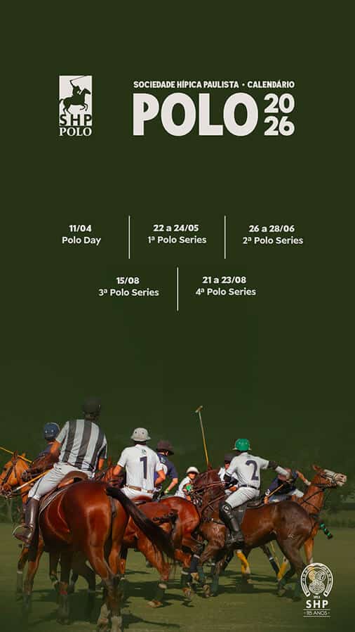 Calendário de Polo 2026 da Sociedade Hípica Paulista