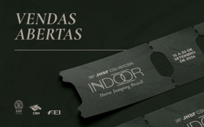 15 a 20/9 | 36º JHSF Indoor CSI4*-W e CSN5* Indoor: garanta o seu ingresso