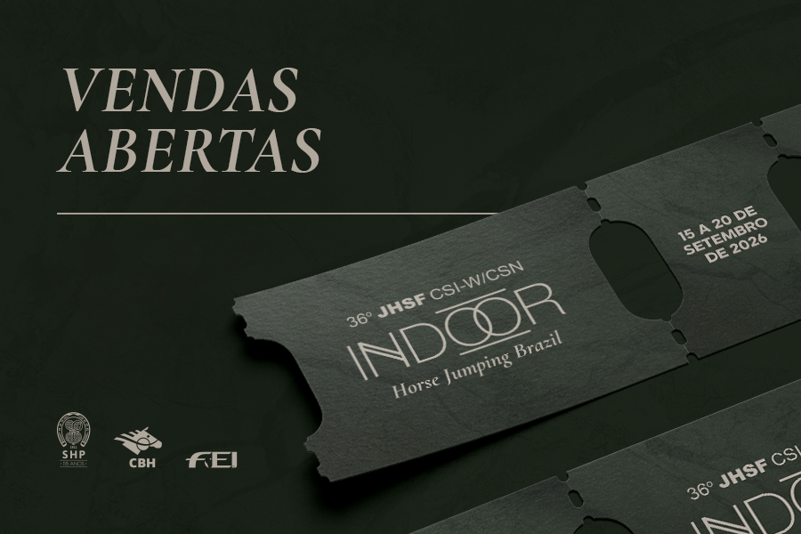 15 a 20/9 | 36º JHSF Indoor CSI4*-W e CSN5* Indoor: garanta o seu ingresso